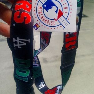 Authentic LA Dodgers lanyard